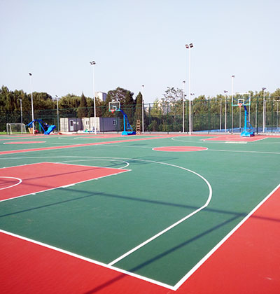 北京市朝陽區紅領巾公園矽PU籃球場